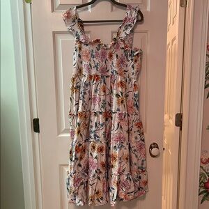 Crown & Ivy Multicolor Floral Casual Dress